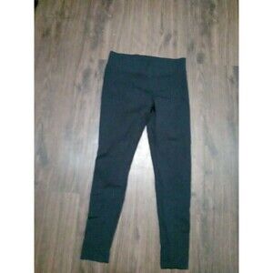 Mario Serrani womens Medium Black Stretch High Rise Nylon Casual Ankle Pants